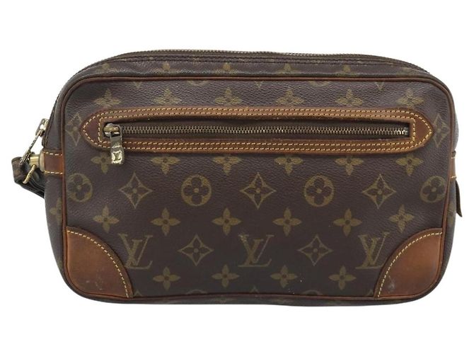 LOUIS VUITTON Monogram Marly Dragonne GM Clutch Bag M51825 LV Auth 190416 Monogramma - vista 13