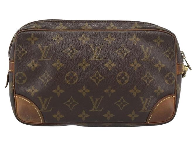 LOUIS VUITTON Monogram Marly Dragonne GM Clutch Bag M51825 LV Auth 190416 Monogramma - vista 2