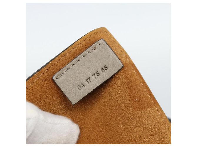 Chloé Borsa Tote Chloe in pelle grigia e oro Auth ar14027 Marrone D'oro - vista 12