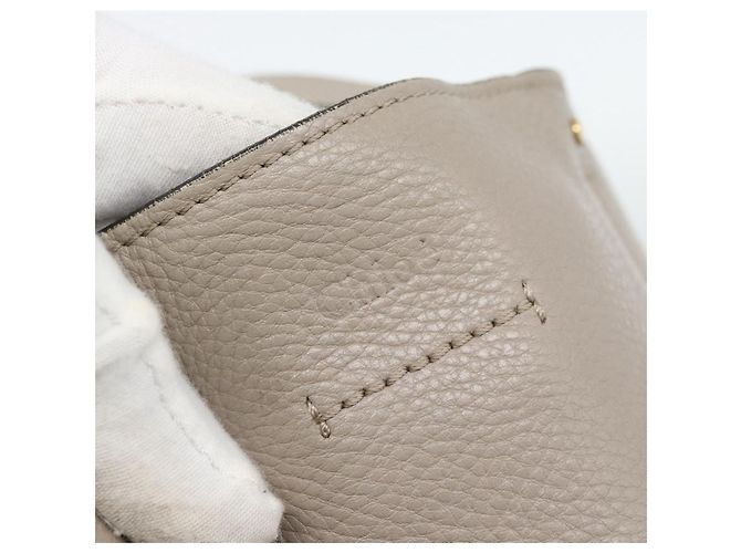 Chloé Borsa Tote Chloe in pelle grigia e oro Auth ar14027 Marrone D'oro - vista 17