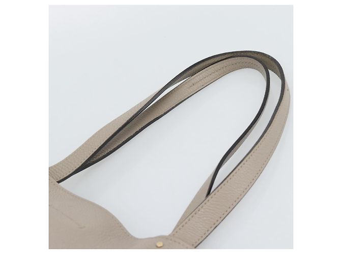 Chloé Borsa Tote Chloe in pelle grigia e oro Auth ar14027 Marrone D'oro - vista 8