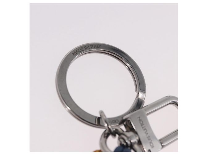 LOUIS VUITTON Epi Porte Cles LV Dual Key Holder Blue Yellow MP2553 Auth 191605A Giallo - vista 12
