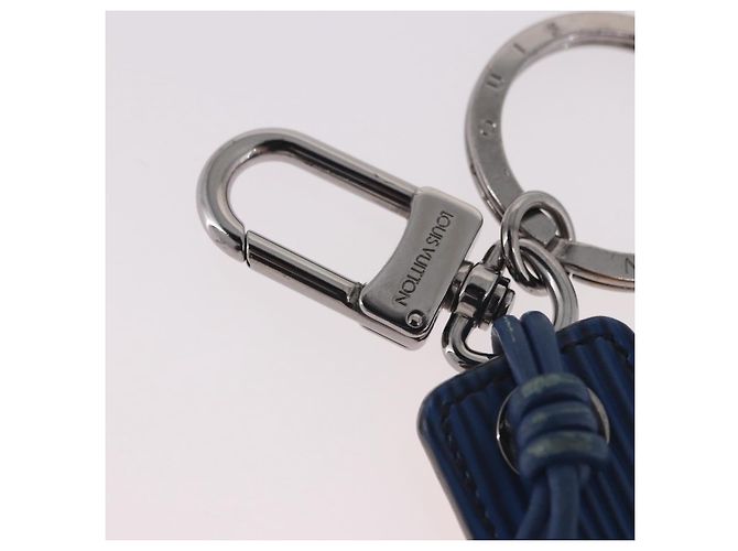 LOUIS VUITTON Epi Porte Cles LV Dual Key Holder Blue Yellow MP2553 Auth 191605A Giallo - vista 5