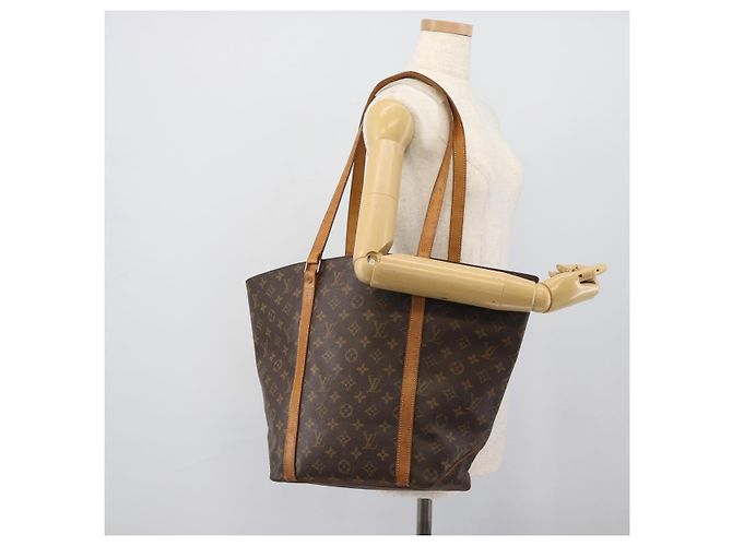 LOUIS VUITTON Monogram Sac Shopping Tote Bag M51108 LV Auth 191633 Monogramma - vista 24