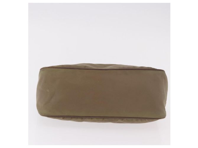Borsa a Spalla PRADA Nylon Verde Argento Auth 189427 - vista 5