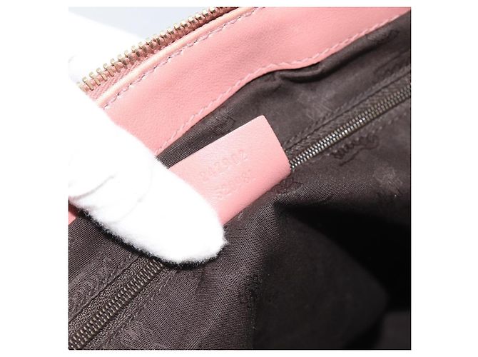 GUCCI GuccissimaGG Sukey Borsa a mano in pelle Rosa Oro 247902 Auth 191520 D'oro - vista 12