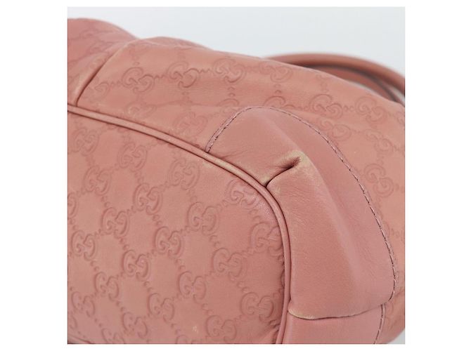 GUCCI GuccissimaGG Sukey Borsa a mano in pelle Rosa Oro 247902 Auth 191520 D'oro - vista 15