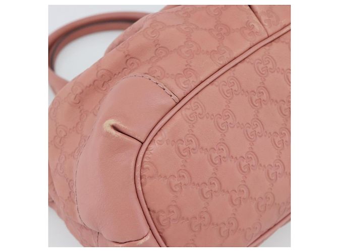 GUCCI GuccissimaGG Sukey Borsa a mano in pelle Rosa Oro 247902 Auth 191520 D'oro - vista 16