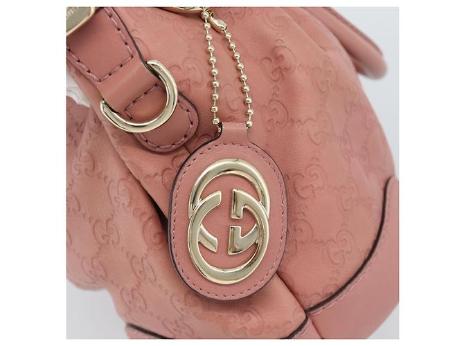 GUCCI GuccissimaGG Sukey Borsa a mano in pelle Rosa Oro 247902 Auth 191520 D'oro - vista 17