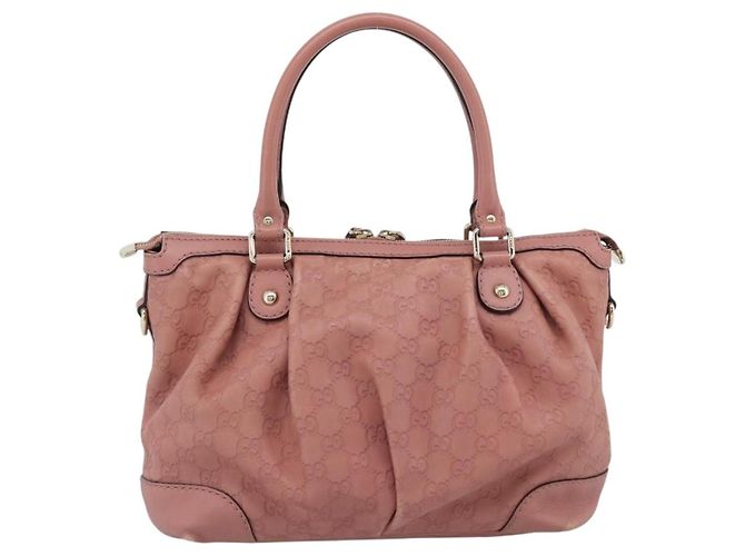 GUCCI GuccissimaGG Sukey Borsa a mano in pelle Rosa Oro 247902 Auth 191520 D'oro - vista 2