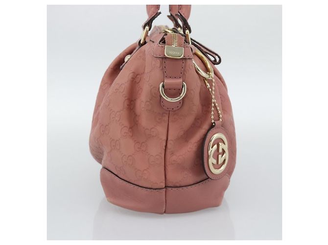 GUCCI GuccissimaGG Sukey Borsa a mano in pelle Rosa Oro 247902 Auth 191520 D'oro - vista 3