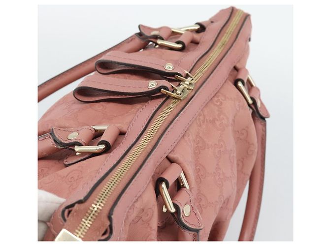 GUCCI GuccissimaGG Sukey Borsa a mano in pelle Rosa Oro 247902 Auth 191520 D'oro - vista 6