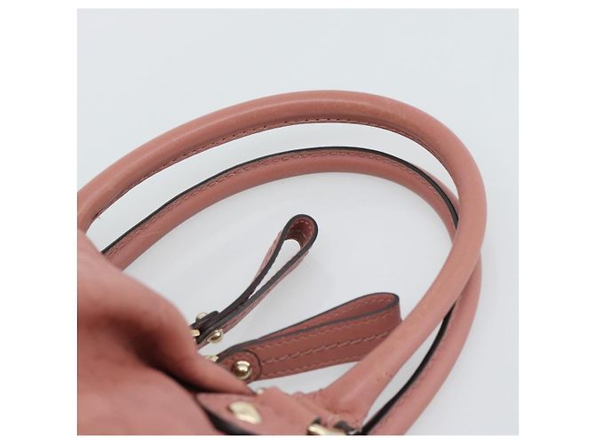 GUCCI GuccissimaGG Sukey Borsa a mano in pelle Rosa Oro 247902 Auth 191520 D'oro - vista 8