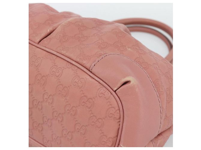 GUCCI GuccissimaGG Sukey Borsa a mano in pelle Rosa Oro 247902 Auth 191520 D'oro - vista 9