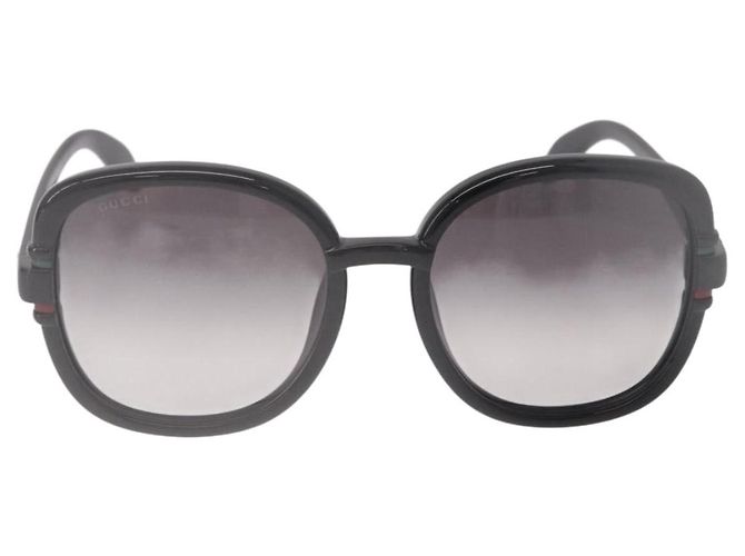 Occhiali da sole GUCCI in plastica nero e oro Auth 191416V D'oro - vista 13