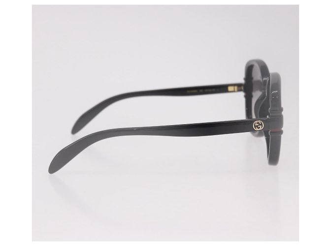 Occhiali da sole GUCCI in plastica nero e oro Auth 191416V D'oro - vista 5