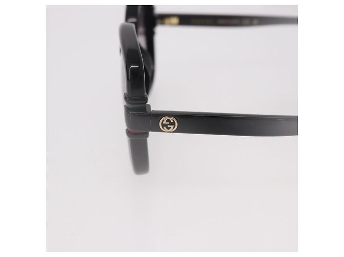 Occhiali da sole GUCCI in plastica nero e oro Auth 191416V D'oro - vista 8