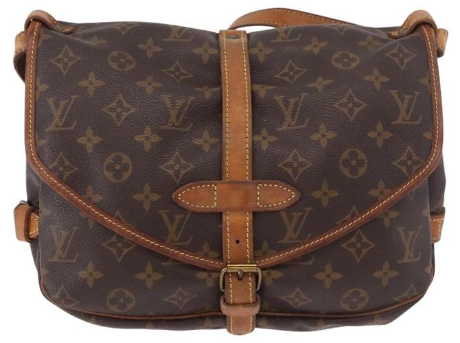LOUIS VUITTON Borsa a Spalla Monogram Saumur 30 M42256 LV Auth 187014 Monogramma - vista 13