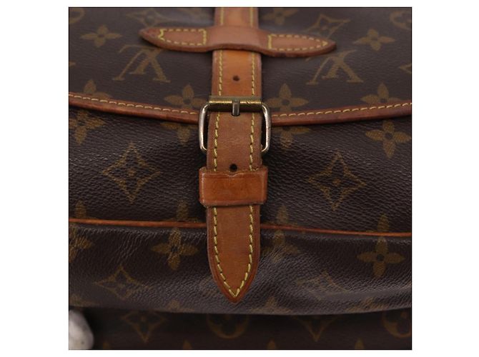 LOUIS VUITTON Borsa a Spalla Monogram Saumur 30 M42256 LV Auth 187014 Monogramma - vista 18