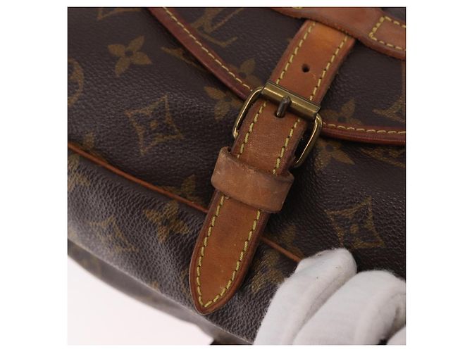 LOUIS VUITTON Borsa a Spalla Monogram Saumur 30 M42256 LV Auth 187014 Monogramma - vista 9