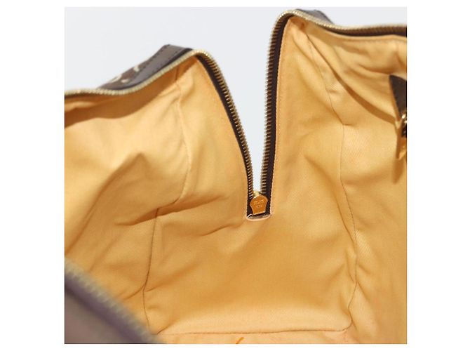 Céline CELINE Borsa Boston in Tela C Macadam Marrone Oro Auth gh2216A D'oro - vista 20