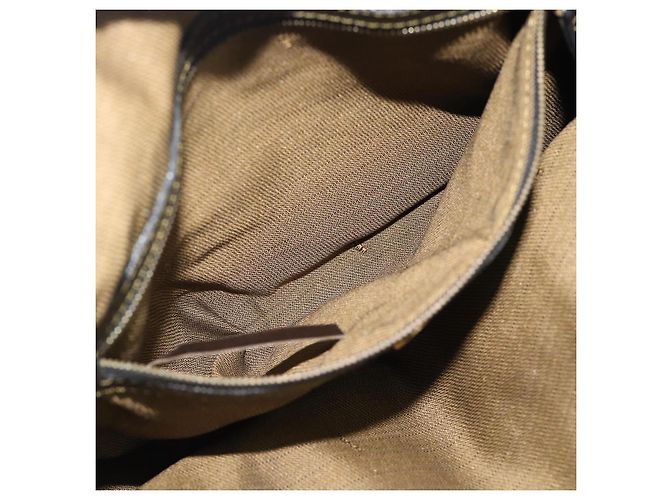 FENDI Zucca Canvas Handtasche Schwarz Braun Authentisch mr2746 - Ansicht 20