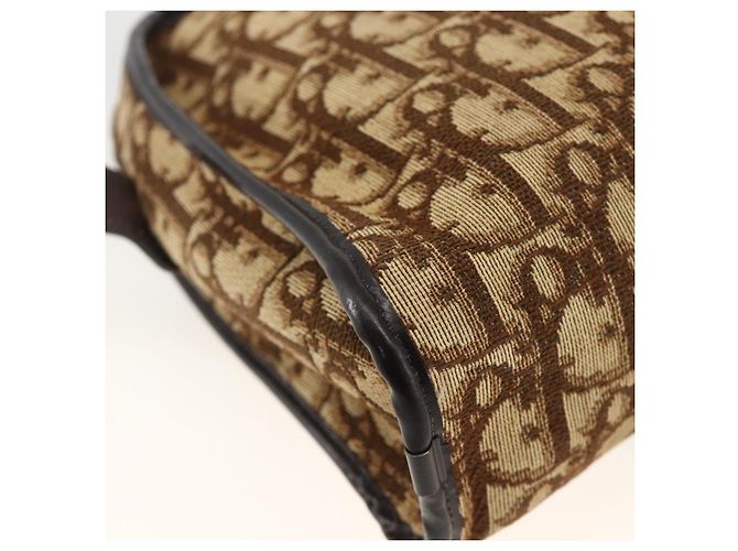 Borsa a tracolla Christian Dior Trotter Canvas Beige Auth BSZ660 - vista 13