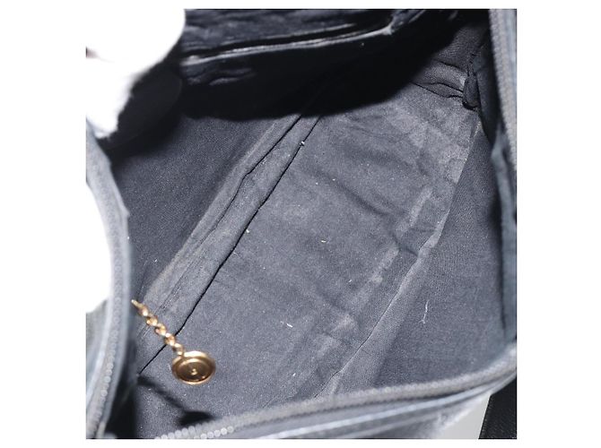 Borsa a Spalla GUCCI Horsebit in Pelle Nera e Oro Auth 186667 Nero D'oro - vista 11