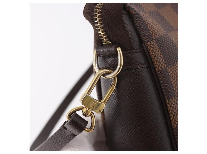 LOUIS VUITTON Damier Ebene Trousse Make Up Pouch N51982 LV Auth ka5177 - vista 10