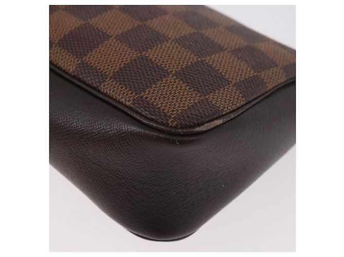 LOUIS VUITTON Damier Ebene Trousse Make Up Pouch N51982 LV Auth ka5177 - vista 15