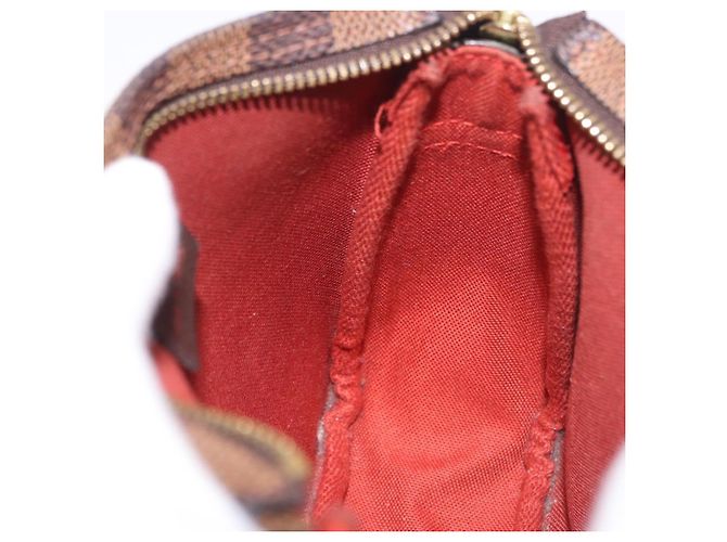 LOUIS VUITTON Damier Ebene Trousse Make Up Pouch N51982 LV Auth ka5177 - vista 19