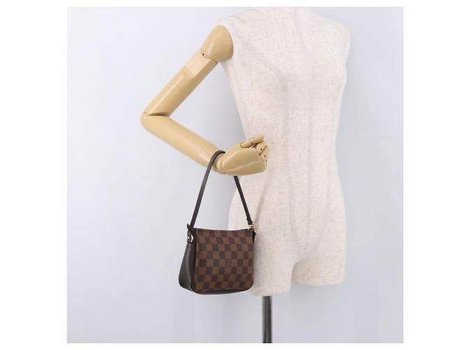 LOUIS VUITTON Damier Ebene Trousse Make Up Pouch N51982 LV Auth ka5177 - vista 21
