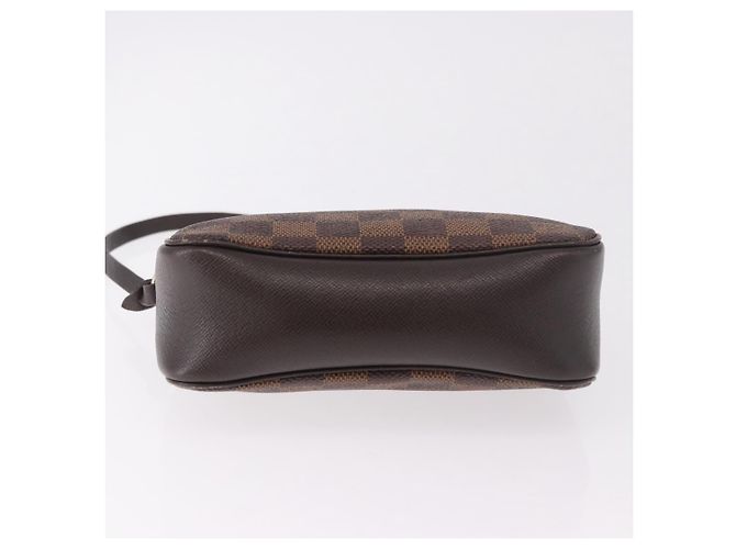 LOUIS VUITTON Damier Ebene Trousse Make Up Pouch N51982 LV Auth ka5177 - vista 5
