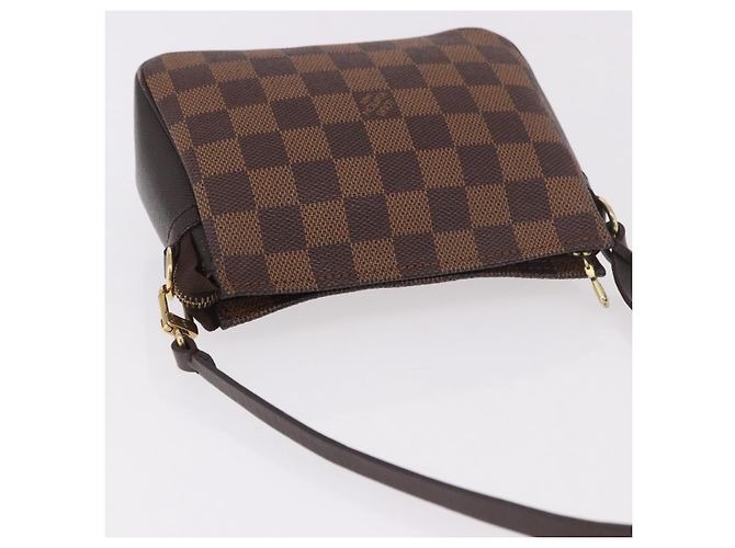 LOUIS VUITTON Damier Ebene Trousse Make Up Pouch N51982 LV Auth ka5177 - vista 6