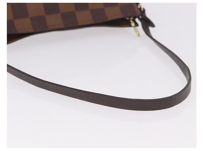 LOUIS VUITTON Damier Ebene Trousse Make Up Pouch N51982 LV Auth ka5177 - vista 7