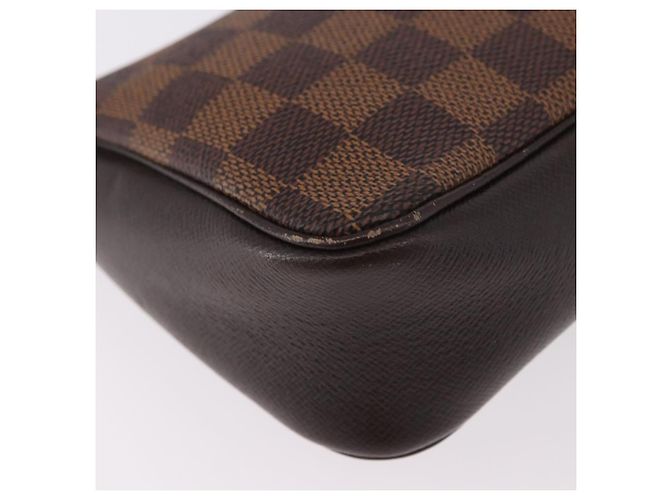 LOUIS VUITTON Damier Ebene Trousse Make Up Pouch N51982 LV Auth ka5177 - vista 8