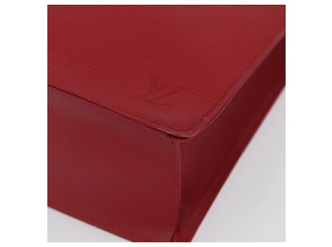 LOUIS VUITTON Borsa Epi Sac Plat Rossa M5274E LV Auth BSZ701A Rosso - vista 11