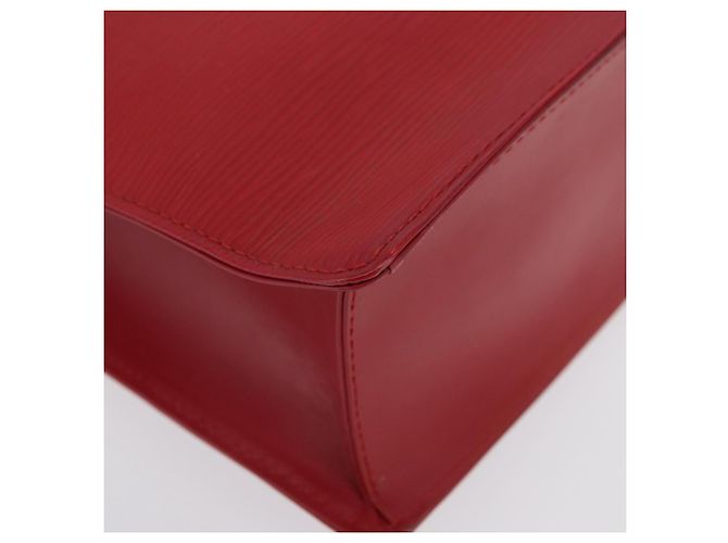 LOUIS VUITTON Borsa Epi Sac Plat Rossa M5274E LV Auth BSZ701A Rosso - vista 12