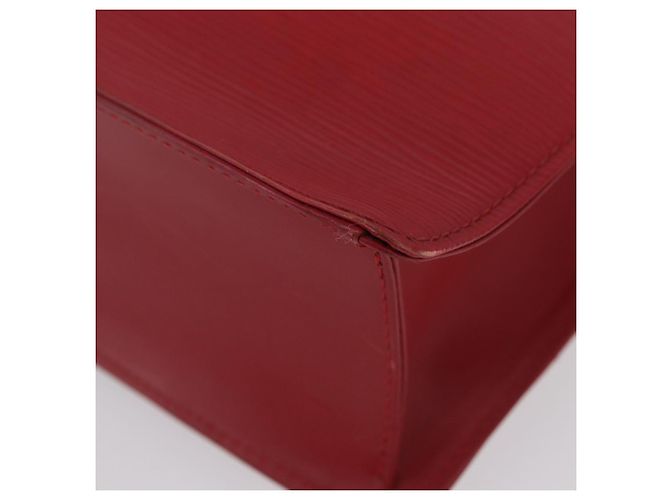 LOUIS VUITTON Borsa Epi Sac Plat Rossa M5274E LV Auth BSZ701A Rosso - vista 13