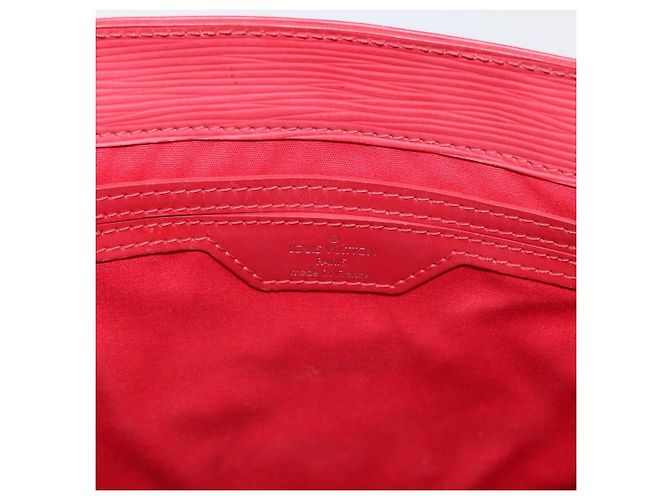 LOUIS VUITTON Borsa Epi Sac Plat Rossa M5274E LV Auth BSZ701A Rosso - vista 14