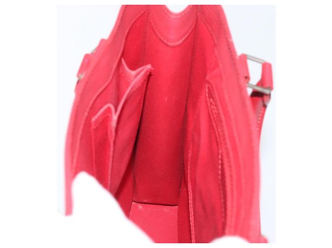 LOUIS VUITTON Borsa Epi Sac Plat Rossa M5274E LV Auth BSZ701A Rosso - vista 17