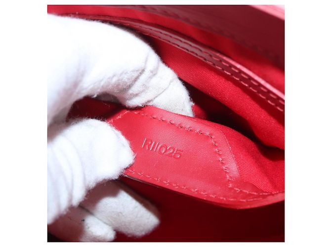 LOUIS VUITTON Borsa Epi Sac Plat Rossa M5274E LV Auth BSZ701A Rosso - vista 19