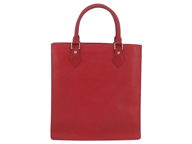 LOUIS VUITTON Borsa Epi Sac Plat Rossa M5274E LV Auth BSZ701A Rosso - vista 3
