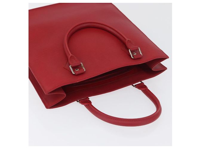 LOUIS VUITTON Borsa Epi Sac Plat Rossa M5274E LV Auth BSZ701A Rosso - vista 6