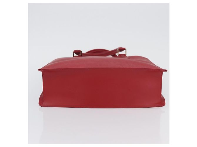 LOUIS VUITTON Borsa Epi Sac Plat Rossa M5274E LV Auth BSZ701A Rosso - vista 9