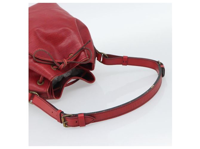 Borsa a Spalla LOUIS VUITTON Epi Petit Noe Rosso M44107 LV Auth 186393 - vista 7