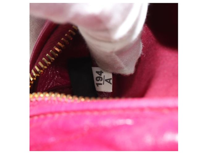 Borsa a Spalla Miu Miu Matelassé in Pelle Rosa Oro Auth 190334A D'oro - vista 20