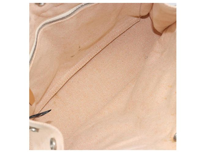 Hermès HERMES Fourre Tout PM Handtasche Canvas Orange Silber Authentisch 186705A - Ansicht 17