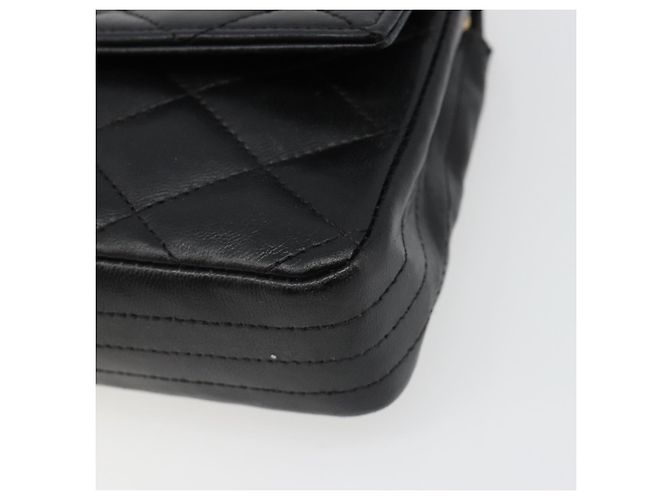 CHANEL Matelasse Bijoux Chain Shoulder Bag Pelle Nera Gold CC Auth hk3824 Nero D'oro - vista 10