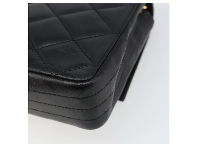 CHANEL Matelasse Bijoux Chain Shoulder Bag Pelle Nera Gold CC Auth hk3824 Nero D'oro - vista 12